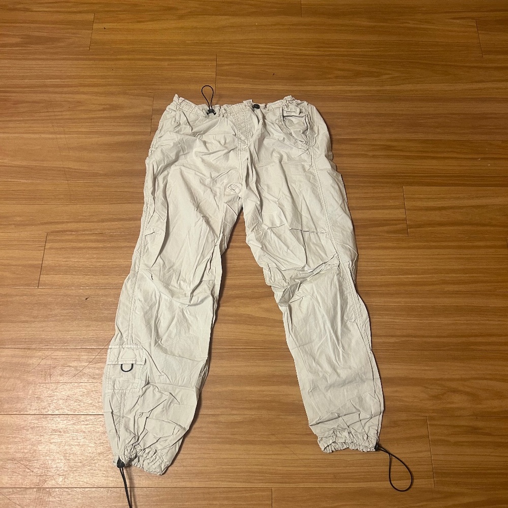 Garage nylon cargo parachute pants. Size medium
